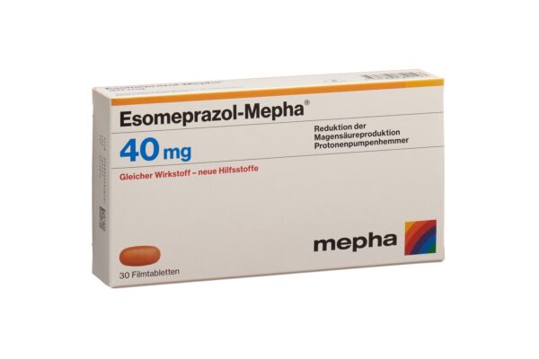 Esomeprazol-Mepha Filmtabl 40 mg 30 Stk