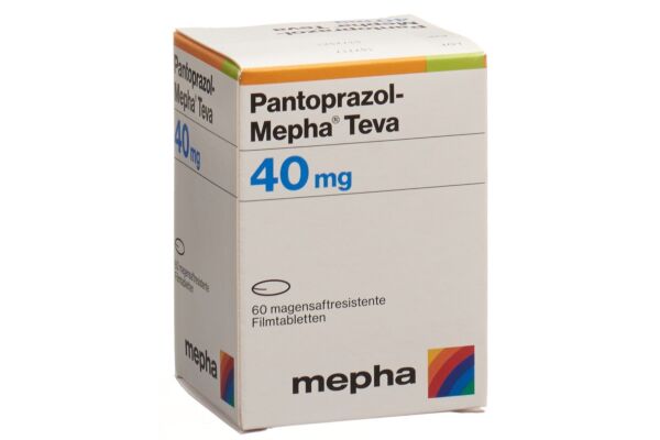 Pantoprazol-Mepha Teva Filmtabl 40 mg Ds 60 Stk