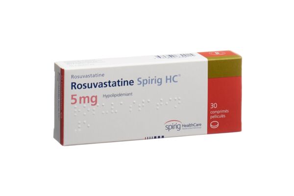 Rosuvastatin Spirig HC Filmtabl 5 mg 30 Stk