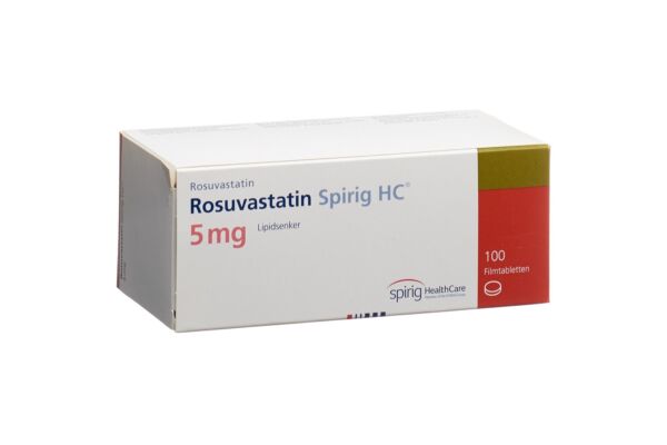 Rosuvastatine Spirig HC cpr pell 5 mg 100 pce