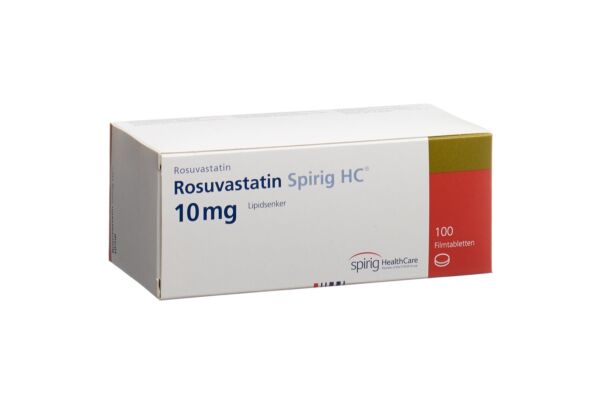 Rosuvastatin Spirig HC Filmtabl 10 mg 100 Stk