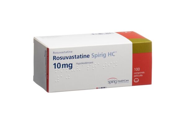 Rosuvastatine Spirig HC cpr pell 10 mg 100 pce