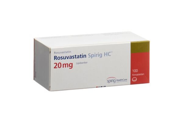 Rosuvastatin Spirig HC Filmtabl 20 mg 100 Stk