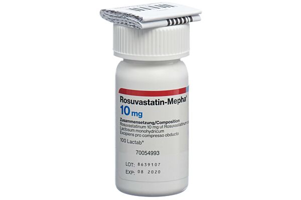 Rosuvastatin-Mepha Filmtabl 10 mg 100 Stk