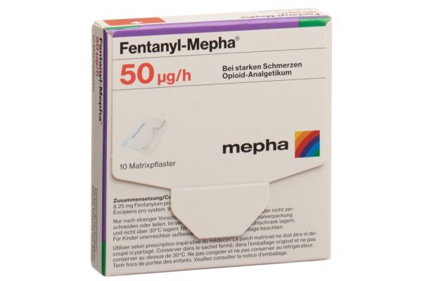 Fentanyl-Mepha patch mat 50 mcg/h 10 pce