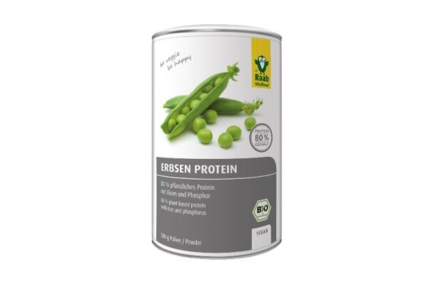 Raab Protéine de petits pois pdr bio bte 75 g