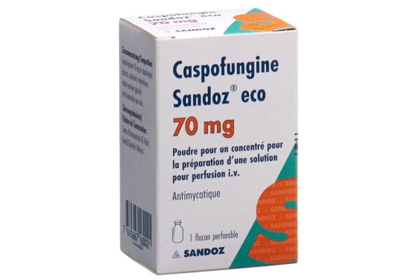 Caspofungine Sandoz eco subst sèche 70 mg vial