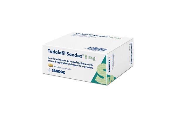 Tadalafil Sandoz cpr pell 5 mg 84 pce