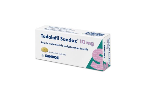 Tadalafil Sandoz cpr pell 10 mg 4 pce