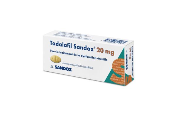 Tadalafil Sandoz Filmtabl 20 mg 4 Stk