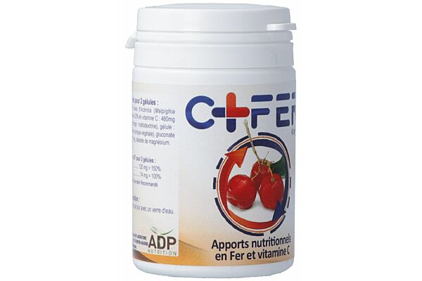 ADP Fer + Vitamine C gélules bte 60 pce