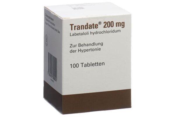 Trandate Tabl 200 mg Ds 100 Stk