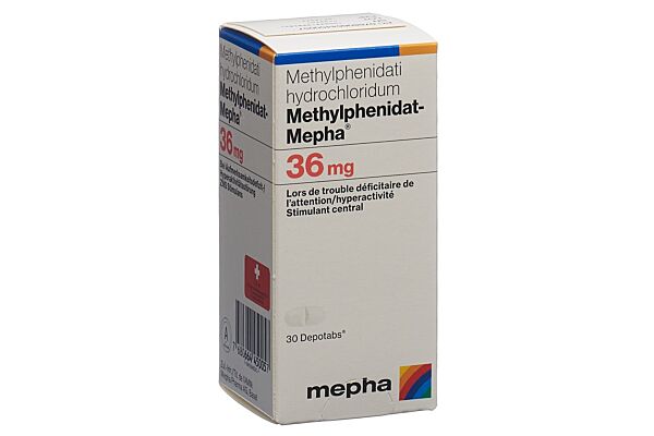 Methylphenidat-Mepha depotabs 36 mg bte 30 pce