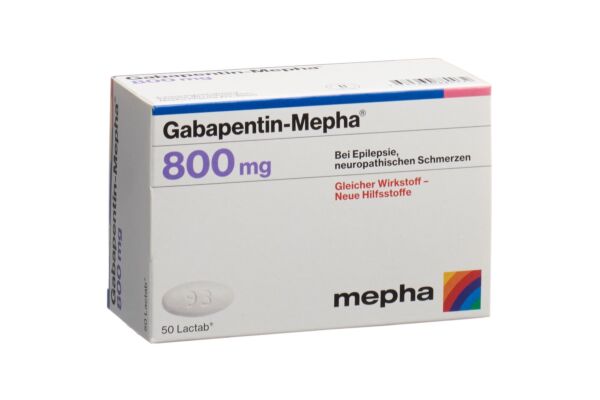 Gabapentin-Mepha Lactab 800 mg 50 Stk