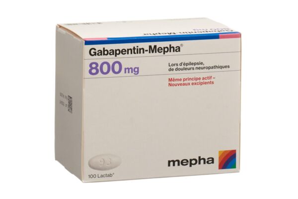 Gabapentin-Mepha Lactab 800 mg 100 pce