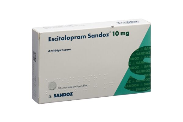 Escitalopram Sandoz Schmelztabl 10 mg 30 Stk