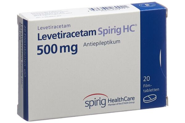 Lévétiracétam Spirig HC cpr pell 500 mg 200 pce