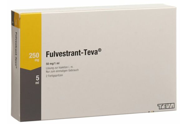 Fulvestrant-Teva Inj Lös 250 mg/5ml Fertspr 2 Stk