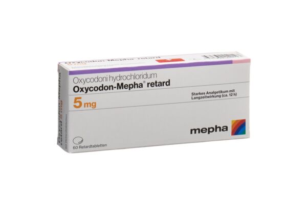 Oxycodon-Mepha Ret Tabl 5 mg 60 Stk