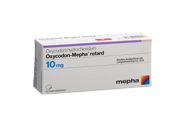 Oxycodon-Mepha cpr ret 10 mg 60 pce