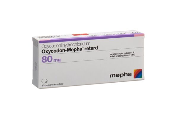 Oxycodon-Mepha Ret Tabl 80 mg 30 Stk