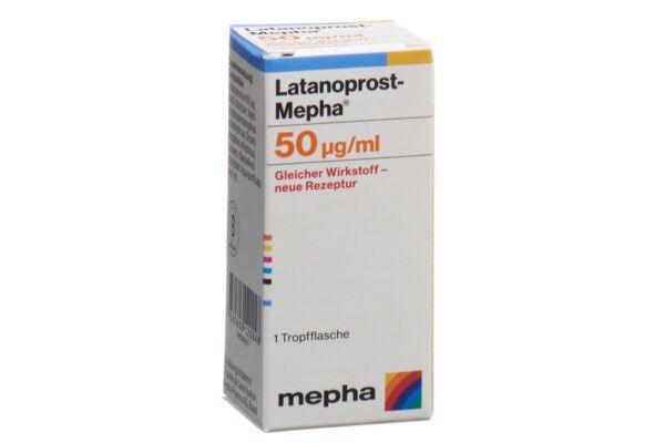 Latanoprost-Mepha Gtt Opht 50 mcg/ml Fl 2.5 ml