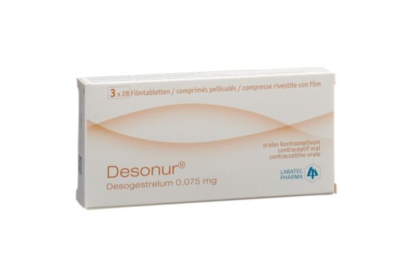 Desonur Filmtabl 0.075 mg 3 x 28 Stk