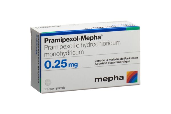 Pramipexol-Mepha cpr 0.25 mg 100 pce