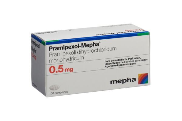 Pramipexol-Mepha cpr 0.5 mg 100 pce