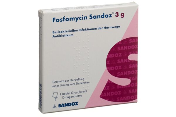 Fosfomycin Sandoz Gran 3 g Btl