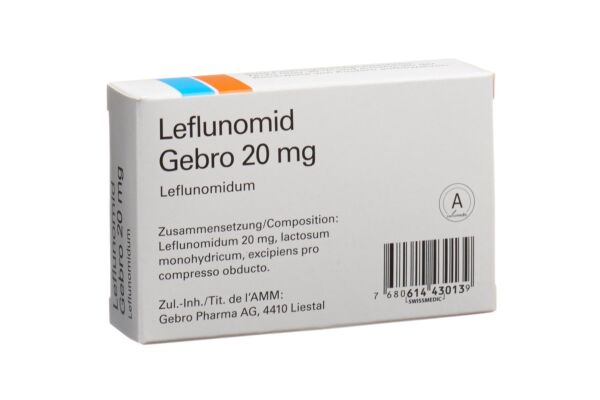 Leflunomid Gebro cpr pell 20 mg 30 pce