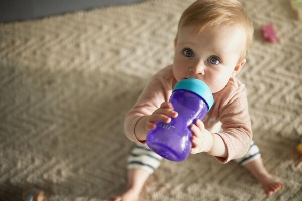 Philips Avent tasse à bec doux lilas/turquoise