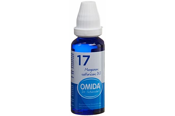 Omida Schüssler Nr17 Manganum sulfuricum Dil D 12 Fl 30 ml