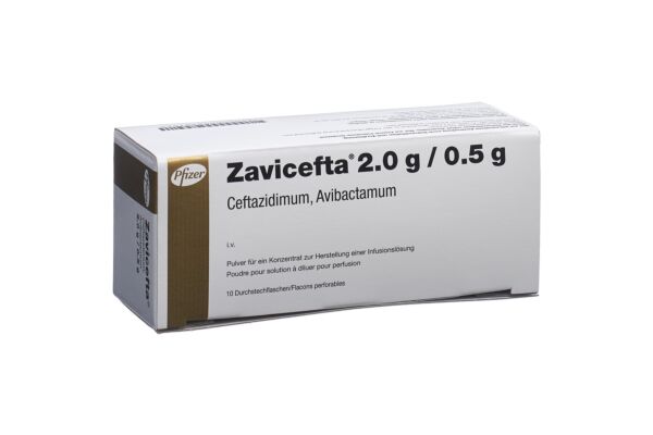 Zavicefta Trockensub 2 g/0.5 g Durchstf 10 Stk