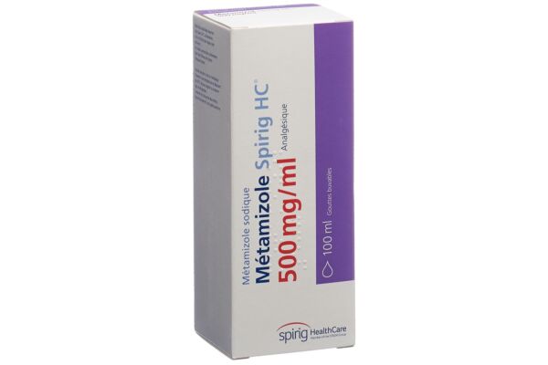 Metamizol Spirig HC Tropfen 500 mg/ml Fl 100 ml