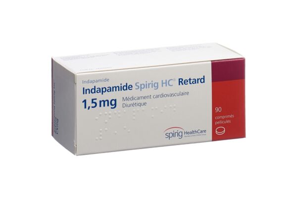 Indapamid Spirig HC Ret Filmtabl 1.5 mg 90 Stk