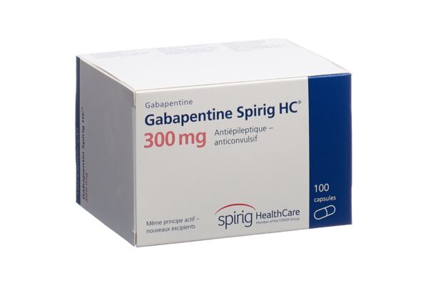 Gabapentine Spirig HC caps 300 mg 100 pce