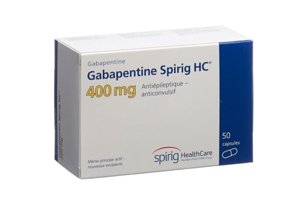 Gabapentin Spirig HC Kaps 400 mg 50 Stk