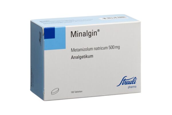 Minalgin Tabl 500 mg oval 100 Stk