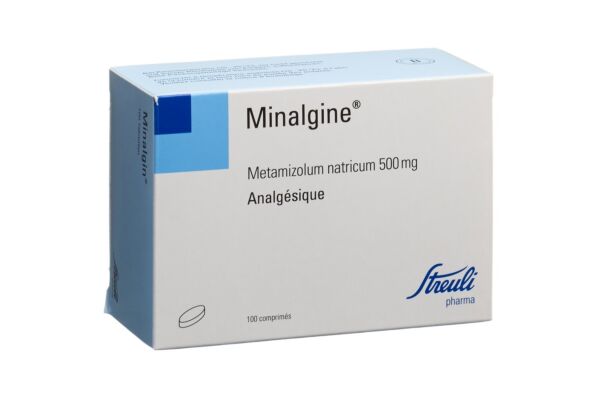 Minalgin Tabl 500 mg oval 100 Stk