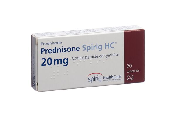 Prednisone Spirig HC cpr 20 mg 20 pce