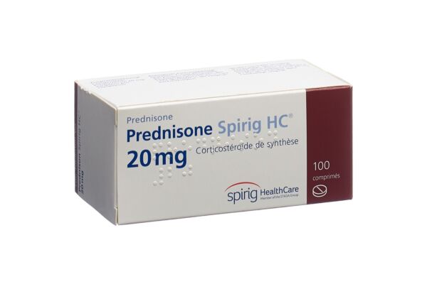 Prednisone Spirig HC cpr 20 mg 100 pce