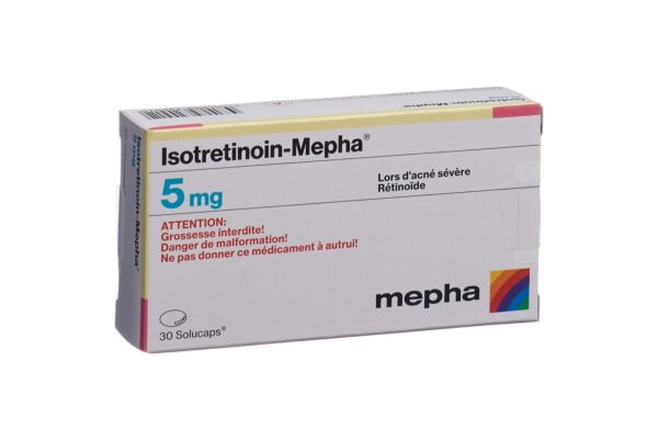 Isotretinoin-Mepha Weichkaps 5 mg 30 Stk