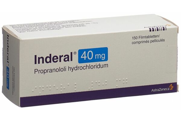 Inderal tabletas 40 mg x 50