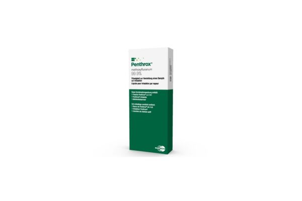 Penthrox 99.9 % Flüssigkeit zur Herstellung eines Dampfs zur Inhalation (Kombinationspackung) Fl 3 ml