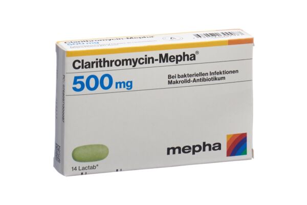 Clarithromycin-Mepha Lactab 500 mg 14 Stk