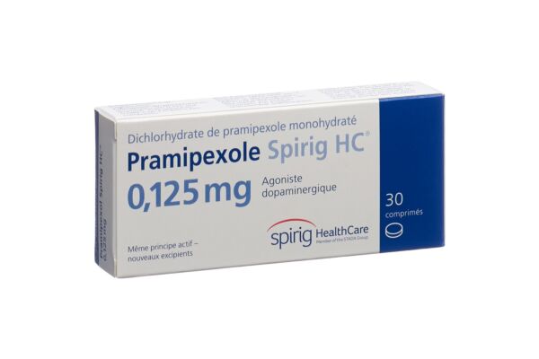 Pramipexole Spirig HC cpr 0.125 mg 30 pce