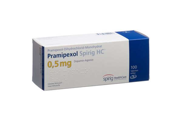 Pramipexol Spirig HC Tabl 0.5 mg 100 Stk