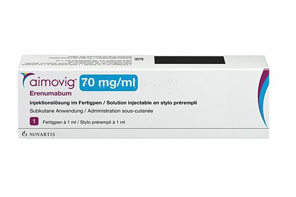 Aimovig Inj Lös 70 mg/ml Fertigpen 1 ml