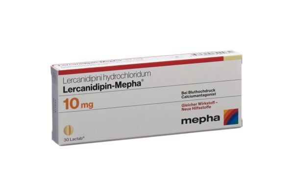 Lercanidipin-Mepha Lactab 10 mg 30 pce